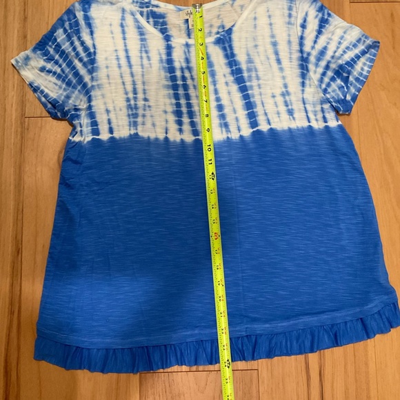 Style & Co Tye-Dye Short Sleeve T-Shirt, Size Small - Picture 3 of 5